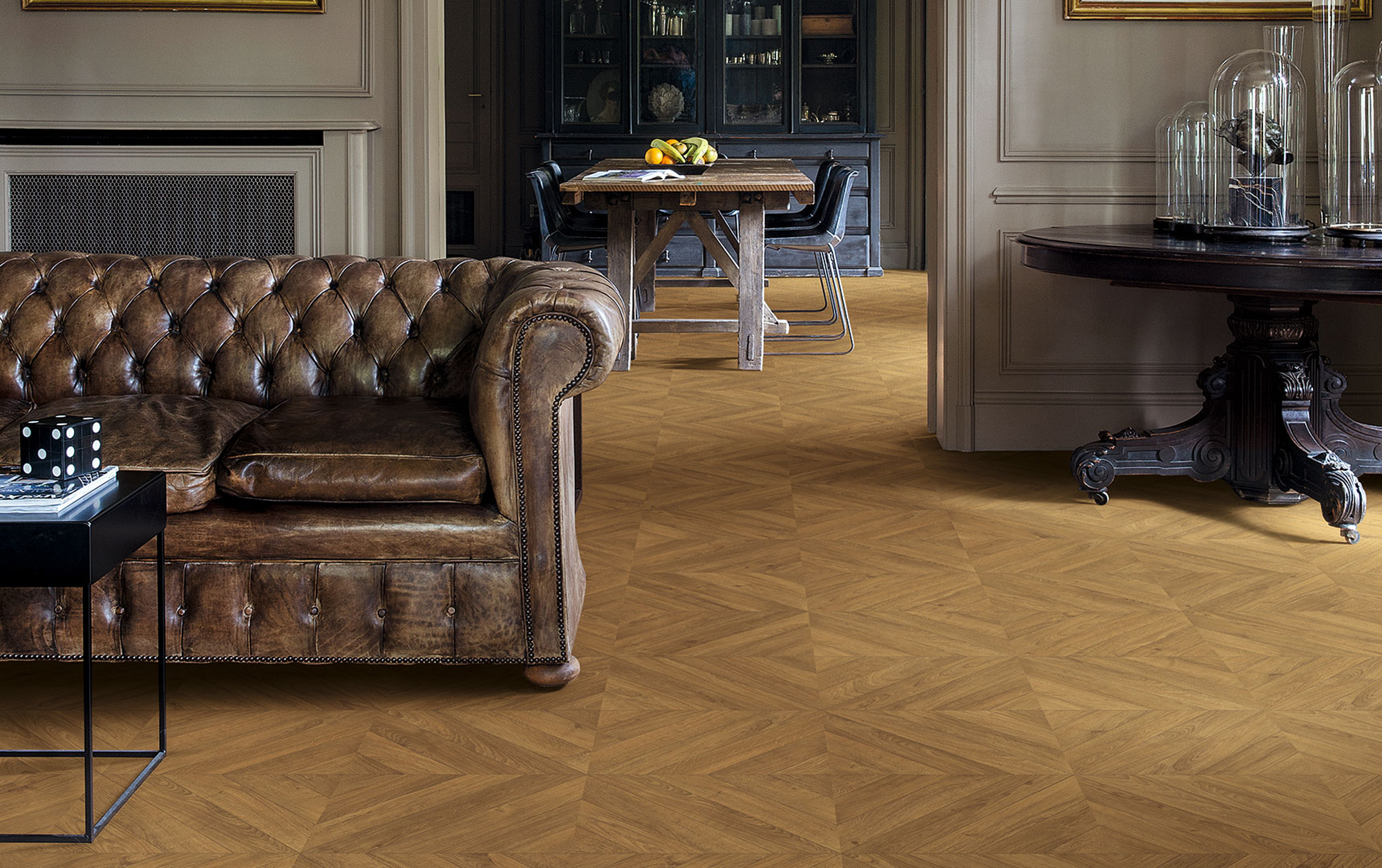 得高進(jìn)口地板，演繹拼花藝術(shù) 1