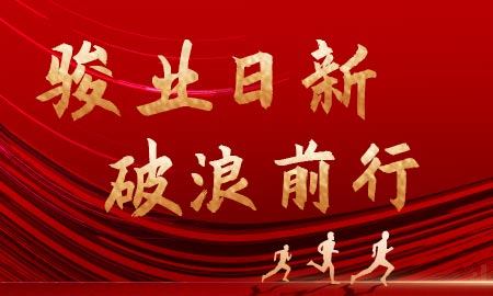 駿業(yè)日新，破浪前行